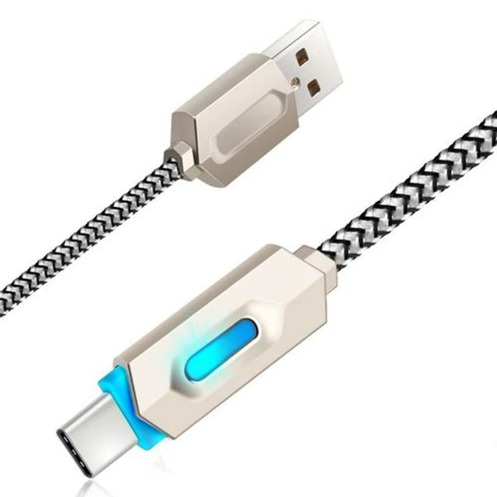 1 шт. м 2А нейлоновый зарядный кабель для синхронизации данных usb быстрой зарядки