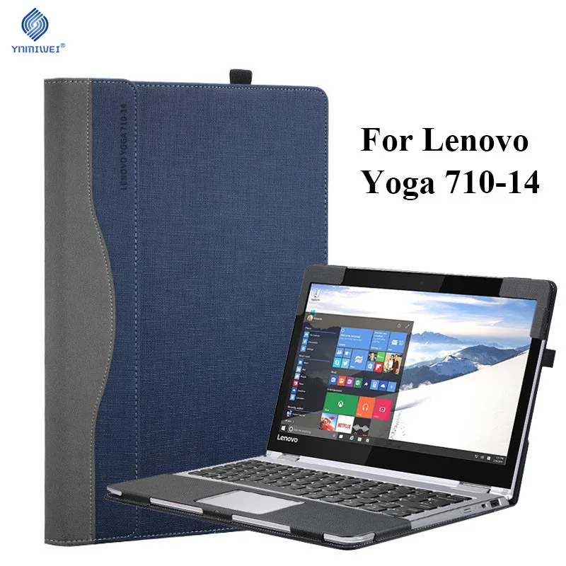 Чехол для планшета ноутбука 14 дюймов Lenovo Yoga 710 чехол роскошный искусственная кожа