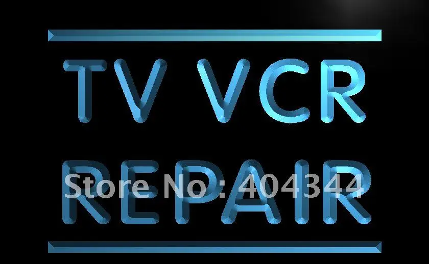 LB611-ТВ VCR ремонт телевидения порядок Новый светильник знак | Дом и сад
