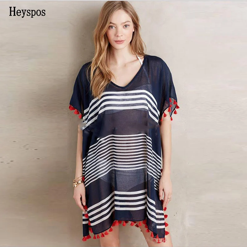 2018 Новый Летний шифоновый купальный костюм накидка летнее пляжное платье с