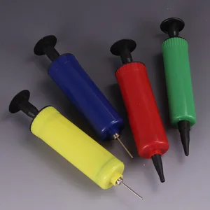 Надувной насос для шаров из ПВХ насос для шариков, воздушный насос для шаров, вечерние, 2 иглы, ручной нажимной насос для шаров