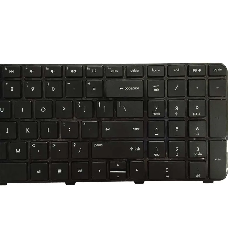 Черная клавиатура для ноутбука с рамкой HP Pavilion DV7 6100 6000 60945 257|Клавиатуры замены| |