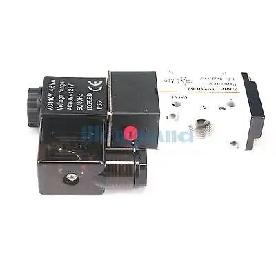 AC110V 3V210 08 3 позиционный 2 1/4 &quotПневматический Соленоидный клапан корпус из