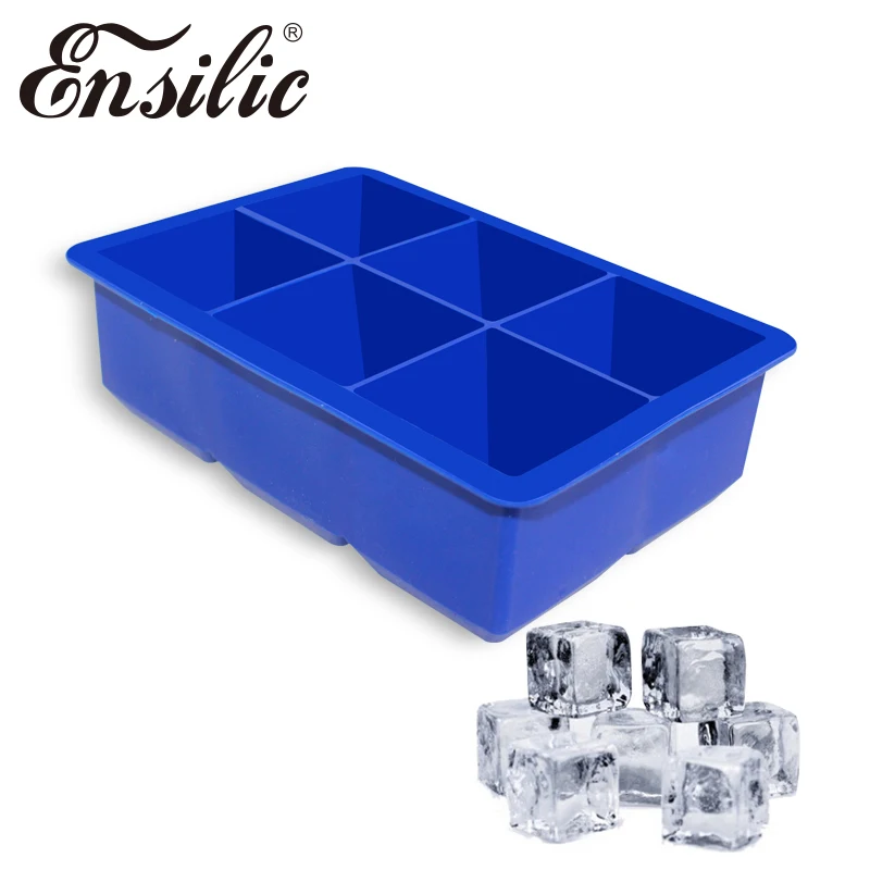 Новый большой качество силикона Ice Cube создатель удобно Кухня аксессуары