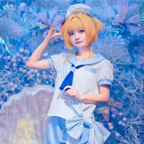 Cardcaptor Sakura кимоно Сакура Томойо Daidouji морской принцессы моряцкий костюм для костюмированной вечеринки; женские модельные игрушки для подарок на год