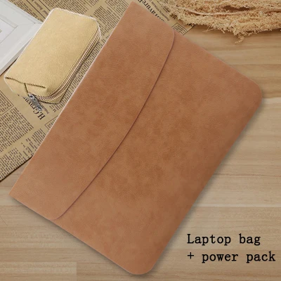 yellow sets Сумка из искусственной кожи для ноутбука Macbook Air retina 11 12 13 15 чехол для ноутбука Xiaomi 13,3 15,6 Surface Pro 4 5 Чехол - Цвет: yellow sets