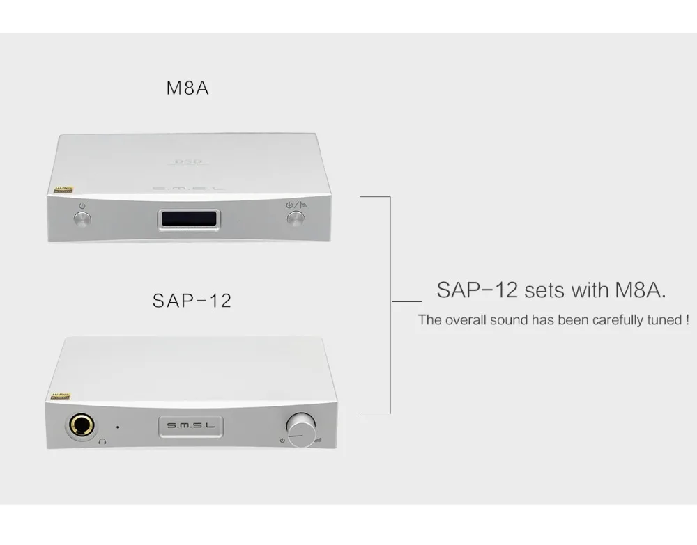 SMSL SAP-12 класс A/B HIFI усилитель для наушников RCA вход/выход 6,35 мм выход для наушников