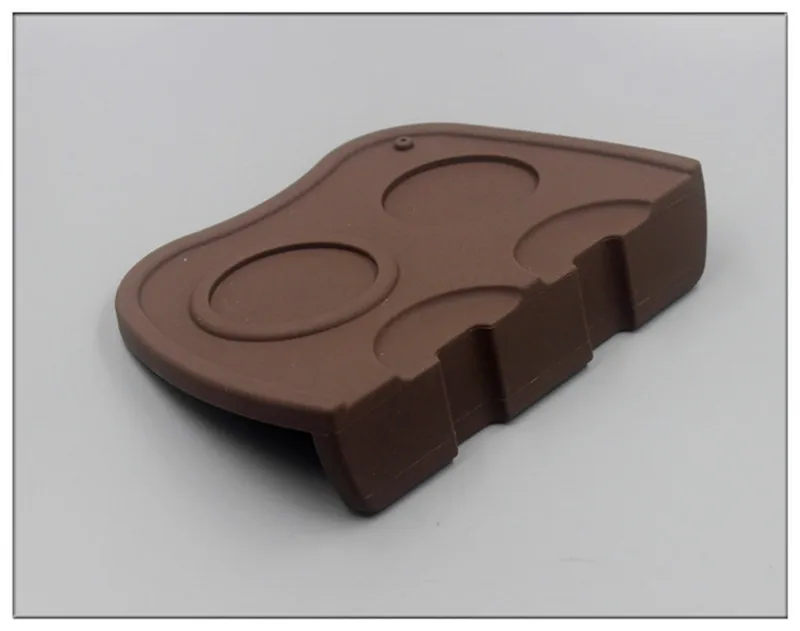 Realand Противоскользящий силиконовый угловой коврик для кофе эспрессо с двойным