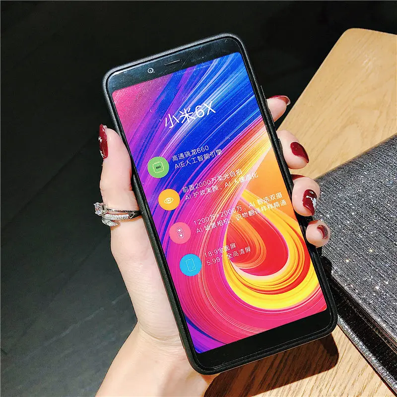 Для Xiaomi Mi A1 A2 5X 6X Градиентный блеск блестки Чехлы Redmi 6 Note Pro Силиконовый чехол для телефона Для Xiaomi 8 SE Lite 3 Mi6 включен.
