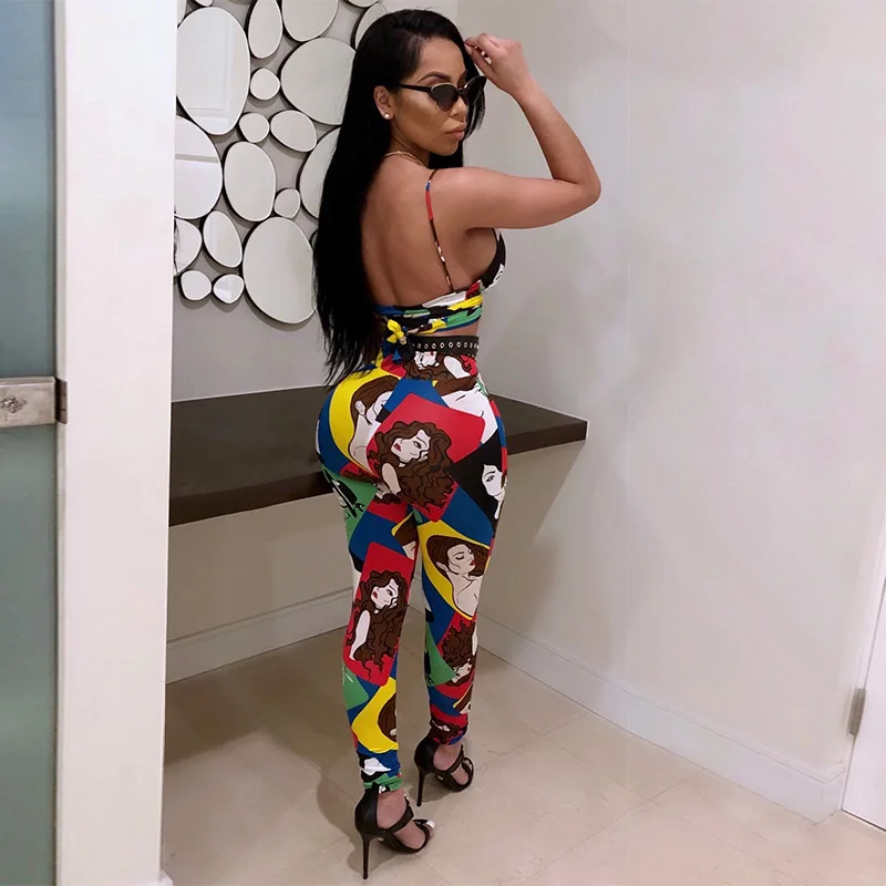 2018 Новое поступление характер Повседневное комбинезон Для женщин Sexy v-образным