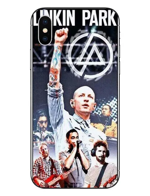 Чехол для телефона linkin park Жесткий PC Обложка iPhone SE 5s 6 6S Plus 7 XR XS Max 8 X 10|cover for iphone|phone