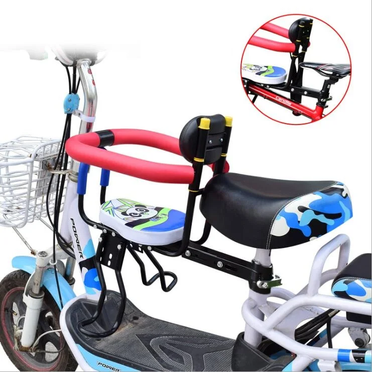 bike seat Велосипедное детское Быстроразъемное сиденье MTB горный велосипед электрическое детское сиденье детское безопасное переднее сиденье Sella Carbonio велосипедное седло - Цвет: bike seat