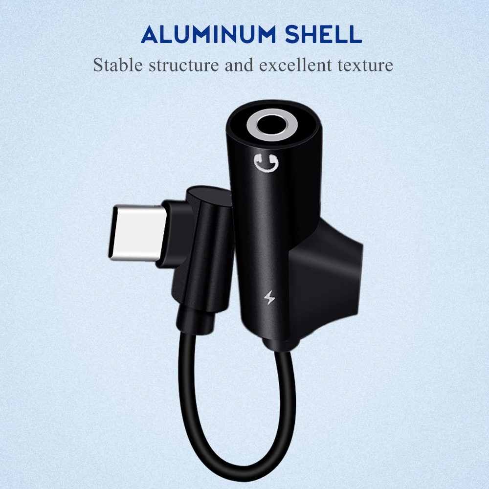 Тип C+ 3,5 мм аудио разъем для наушников 2 в 1 USB C адаптер для наушников для вызова музыки быстрое зарядное устройство кабель для интерфейса типа C смартфон