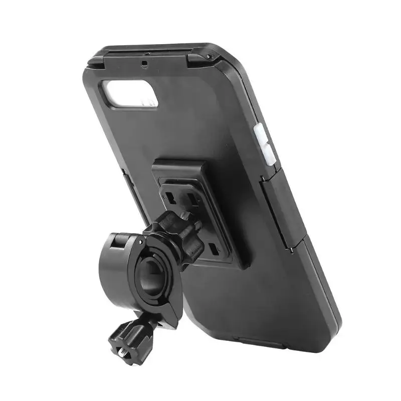 Держатель для телефона для горного велосипеда MTB дорожный велосипед ABS водонепроницаемый чехол для телефона для плавания и дайвинга защитный чехол для iPhone черный