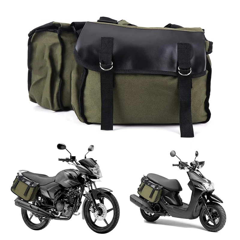 

Vintage Saddle Bag Storage Holder Cycling Motorcycle Luggage Container