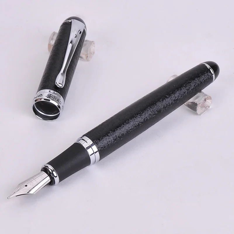 Благородный Jinhao 750 серебряный зажим розовое золото/серебро/нержавеющая сталь 12