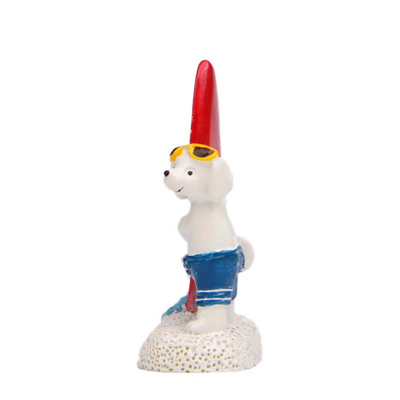 1 шт. Kawaii серфинг щенок модель игрушки Смола Zakka собака фигурка для детей