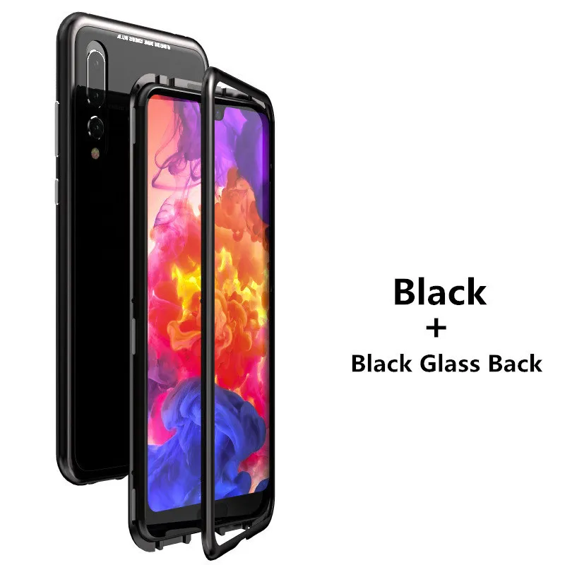 P20 Pro Metal Магнитный Адсорбция дело для huawei P20 Pro P20Pro закаленное Стекло магнит Алюминий чехол для huawei P20 P 20 Капа - Цвет: 4