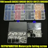 universal motorcycle fairing bolts screw moto spring bolts for benelli bn302 bn600 bn251 bn125 bn600i