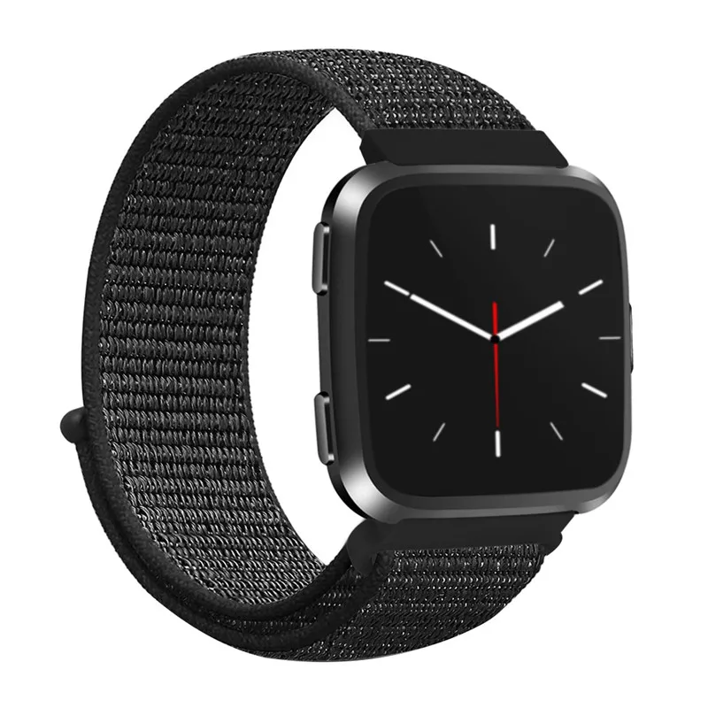 Модный спортивный нейлоновый ремешок для умных часов Fitbit Versa дышащий тканый