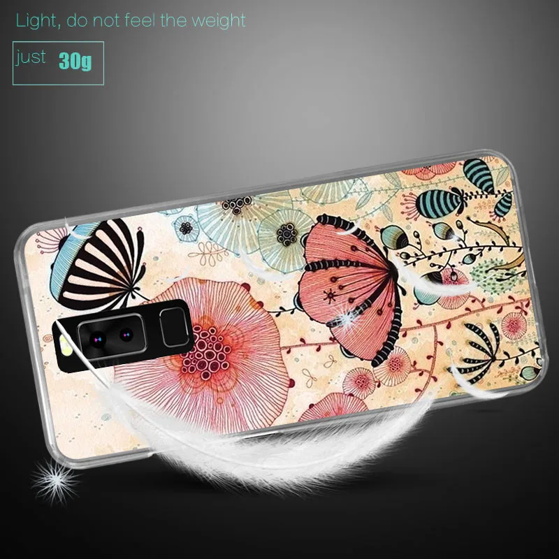 Cartoon Printed Pattern Cover for Leagoo S8 Pro Case Soft TPU Silicone Gel 5.72&quot Back Shell Capa Copue |