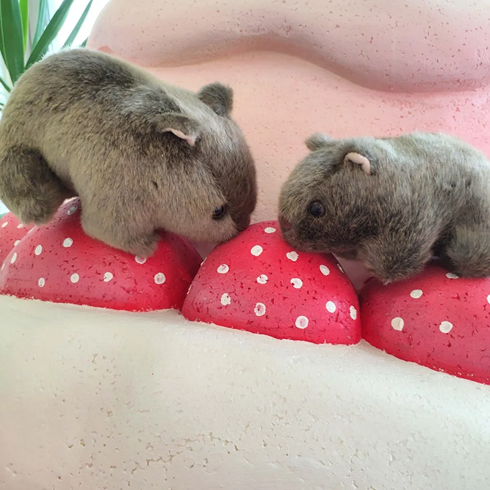 1 шт. 18 см имитация плюшевой женщины морской свиньи Cavia Porcellus мягкая игрушка дикое