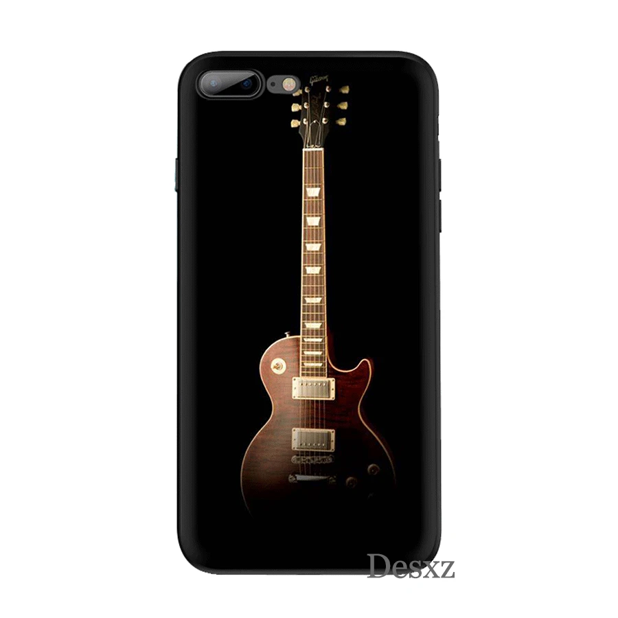 Силиконовый ТПУ чехол для телефона с гитарным усилителем Marshall iPhone 11 Pro X XS Max XR 6 6s 7 8