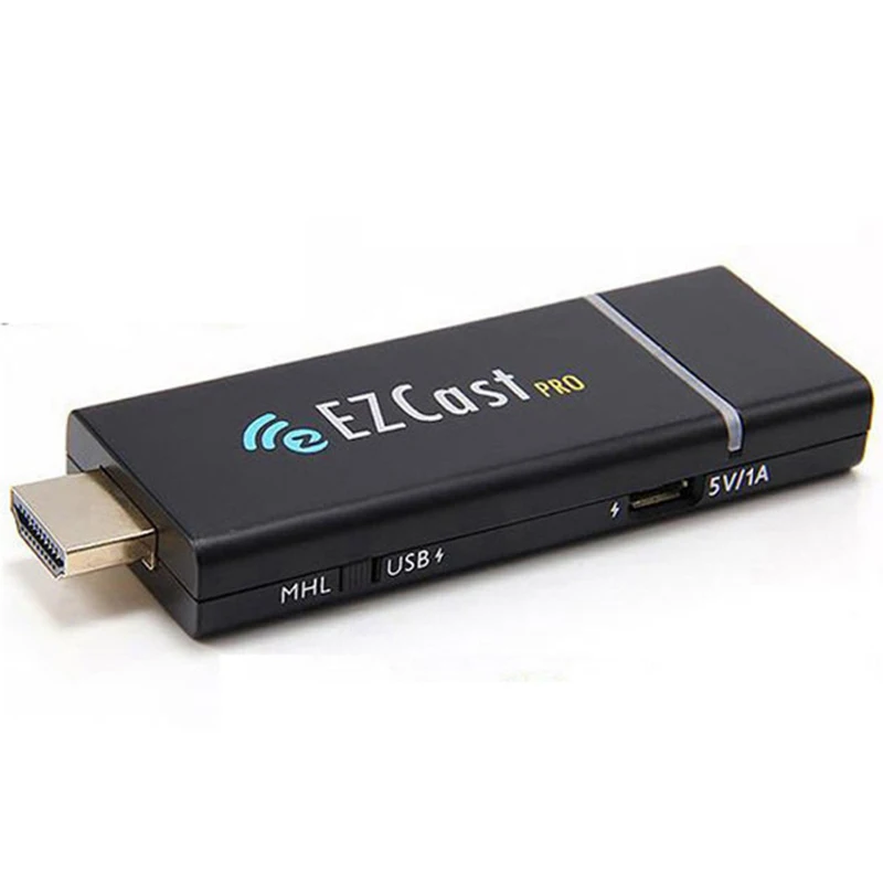 Ezcast Pro Chrome Литой ТВ Stick MHL/HDMI ключ 2x DDR3 Mini PC полосой пропускания Wi Fi трансивер 4 Сплит