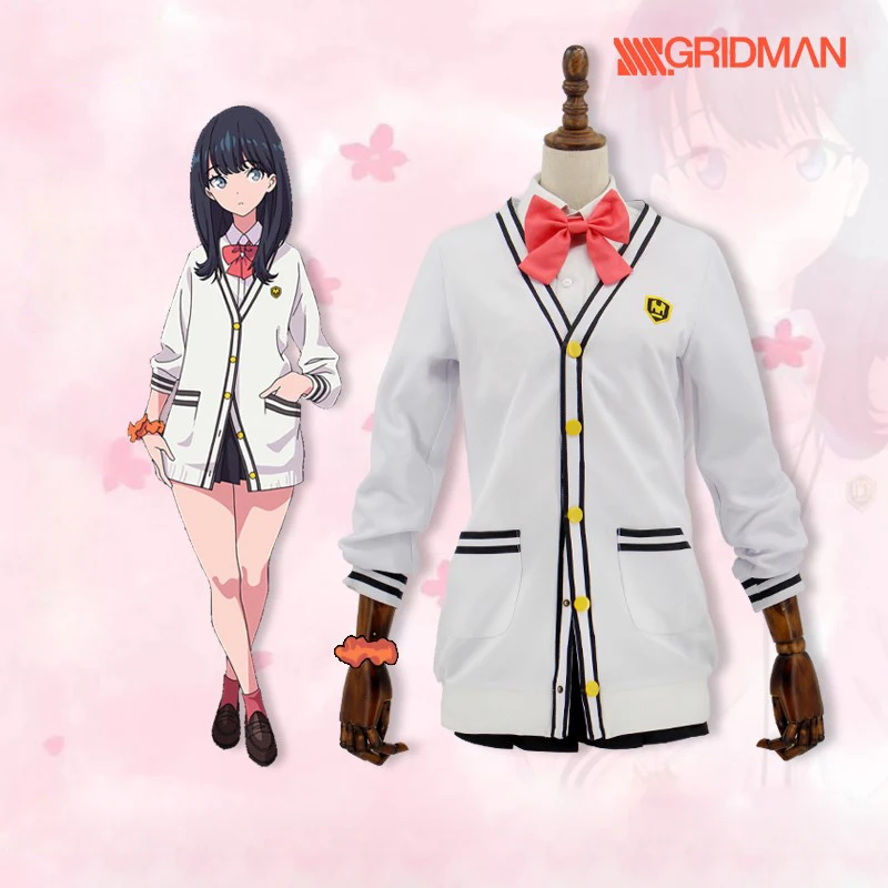 Костюм для косплея SSSS. GRIDMAN школьная форма Takarada Rikka женский свитер аксессуары на