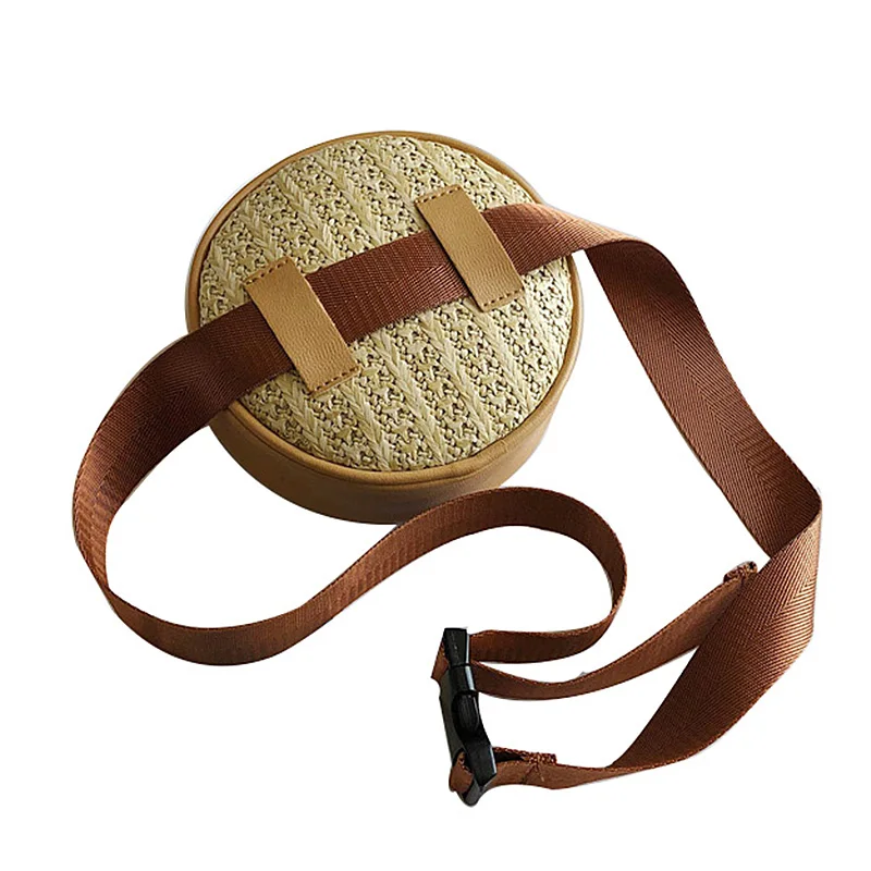 Straw Weave Round Waist Bag Women Chest Pack Ladies Solid Belt Bags Casual Circle Crossbody Flap Bum Phone Travel Fanny | Багаж и сумки