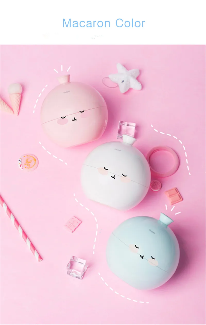 USB Balloon Mini Air Humidifier Aroma Diffuser Water Mist Maker for Home Car Ultrasonic Humidifier Diffusers White Pink Blue