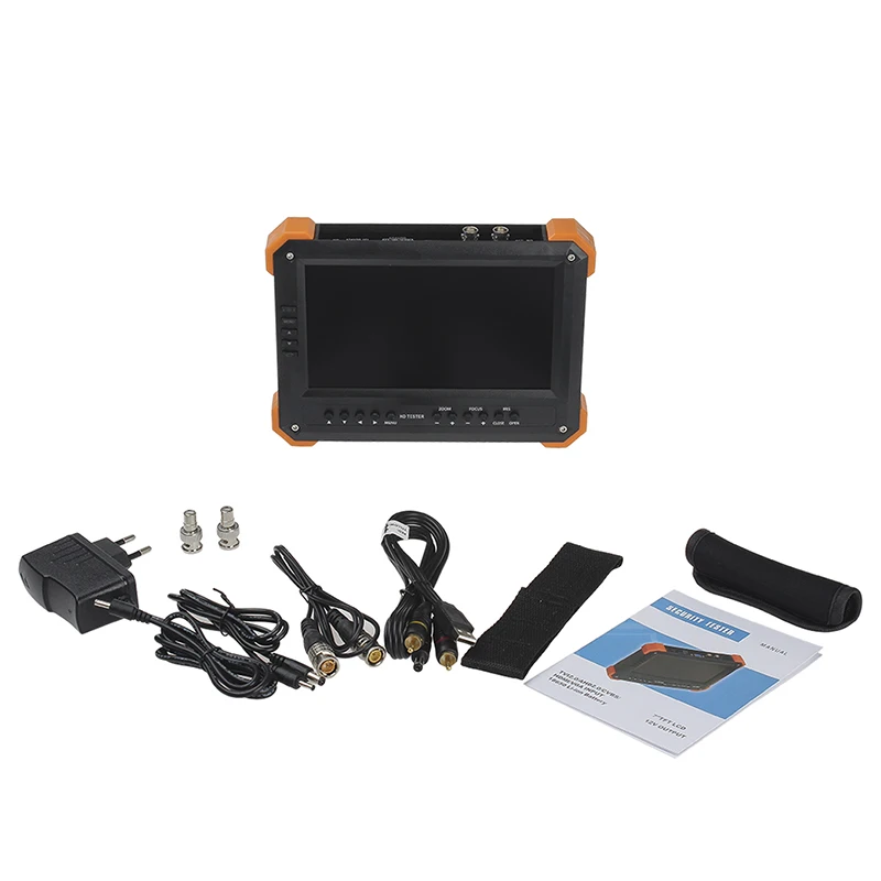 Портативный X41TAC Φ + AHD HDMI VGA CVBS тестер камеры видеонаблюдения 7-дюймовый TFT