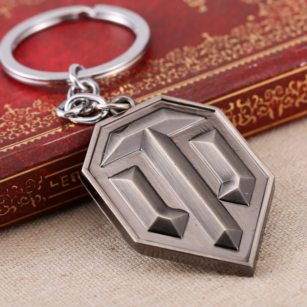 Мужской брелок с рисунком из игры gtuyi аксессуар геометрическим World Of Tanks подвески