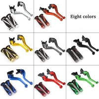 for honda pcx 125 150 pcx 150 all years aluminum short adjustable motorcycle brake clutch levers handle grips set accessories