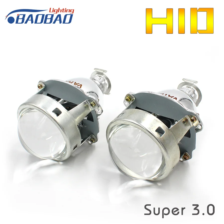 HUJO 3 0 дюймов автомобиль VA HID Bi-Xenon ксеноновый проектор Объектив металлический