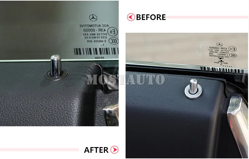 Для Benz E Class Coupe W207 C207 Внутренний дверной замок шпильки крышка 2009 2016 2 шт.