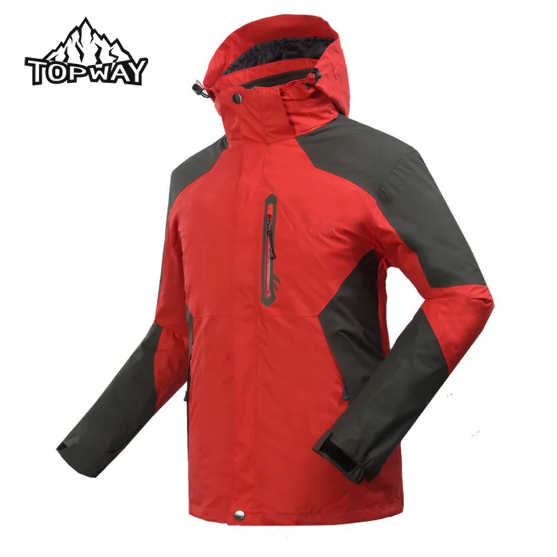 2016 Горячий Открытый Спорт Туризм Восхождение Зимняя Куртка Мужчины С Съемная