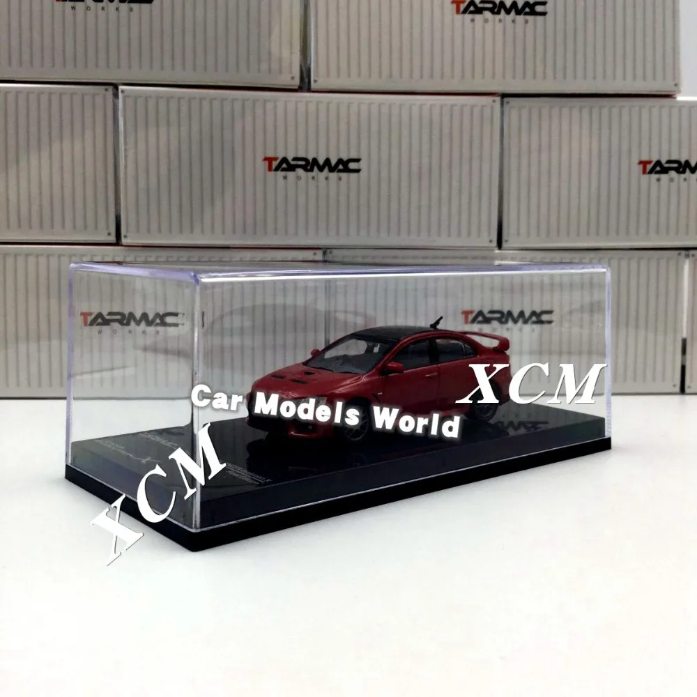 Литая модель автомобиля Tarmac модель автомобиля для Lancer EVO X Evolution Final Edition(красный) 1: 64