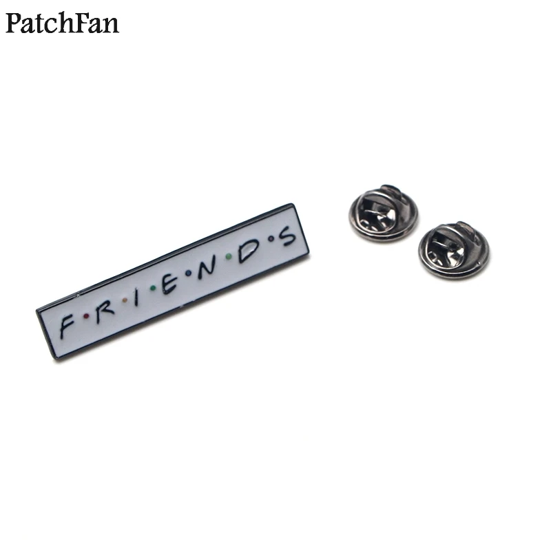 7 20 шт./лот Patchfan друзья ТВ шоу центральный Перк цинковый галстук забавные булавки броши для рюкзака, одежды для мужчин и женщин значки медали A1466 - Цвет: 7