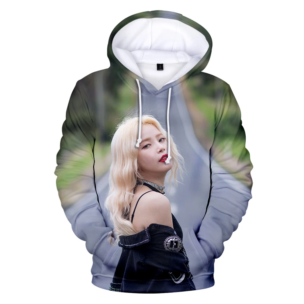 MAMAMOO 3D толстовки Новые Kpop Корейская Повседневная с длинным рукавом модная мягкая