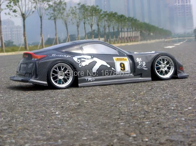 

LEKYLUKY S041 1/10 1:10 PVC painted body shell for 1/10 R/C on-road racing car 2pcs/lot