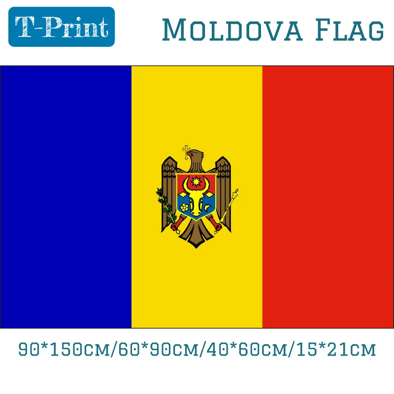 Молдавские флаги и баннеры 3x5ft 90*150 см 60*90 40*60 15*21 полиэстер флаг баннер|Флаги