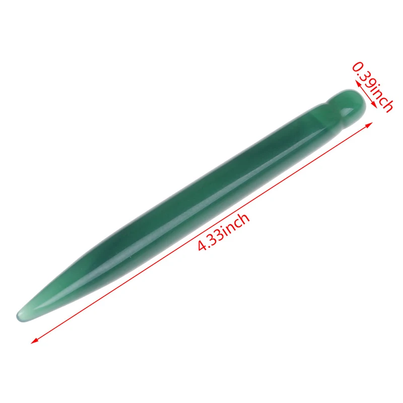 

Natural Jade Massage Wand Face Guasha Scraping for Therapy Stick Point Guasha Faical Massage Treatment 6 Colors