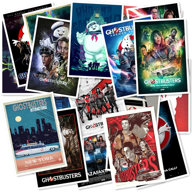 Наклейки Ghostbusters серии ПВХ 20 шт. Дорожный чемодан настенный пенал для велосипеда