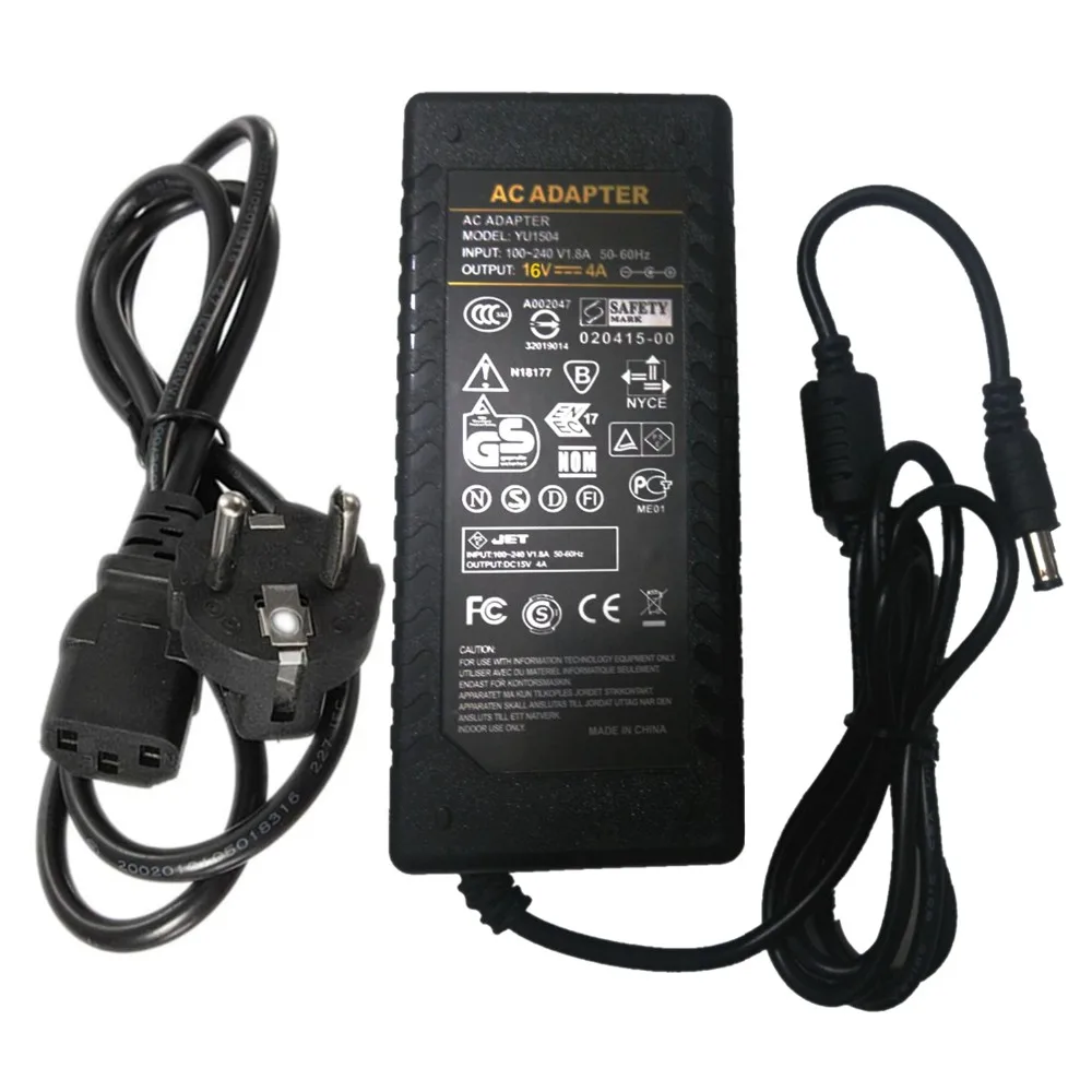 16 В 4A адаптер переменного тока для Panasonic 16 В 2.5A 2.8A 3.75A 4.06A toughbook адаптер Зарядное устройство