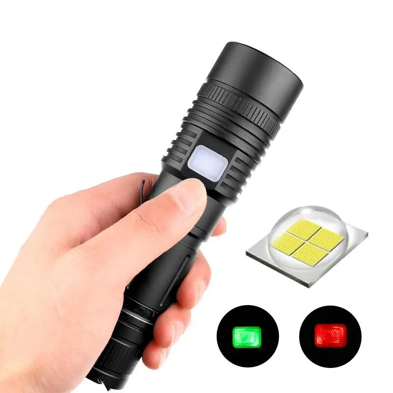 Светодиодный фонарь DSstyles XHP 50 с usb зарядкой яркий фонарик для кемпинга и пешего