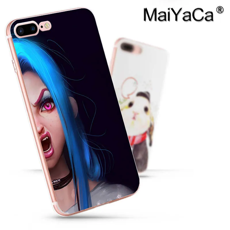 MaiYaCa ol League of Legends jinx в продаже роскошные классные аксессуары для телефона чехол