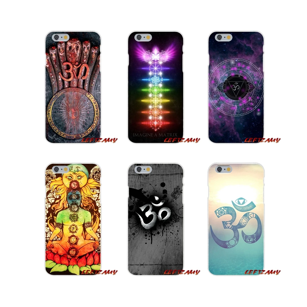 Для iPhone X XR XS MAX 4 4S 5 5S 5C SE 6 6S 7 8 Plus ipod touch Aum Om Аксессуары для йоги чехлы
