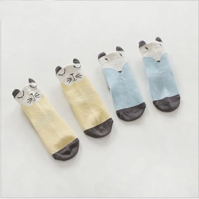 Весенние детские носки разные Асимметричные Нескользящие короткие для