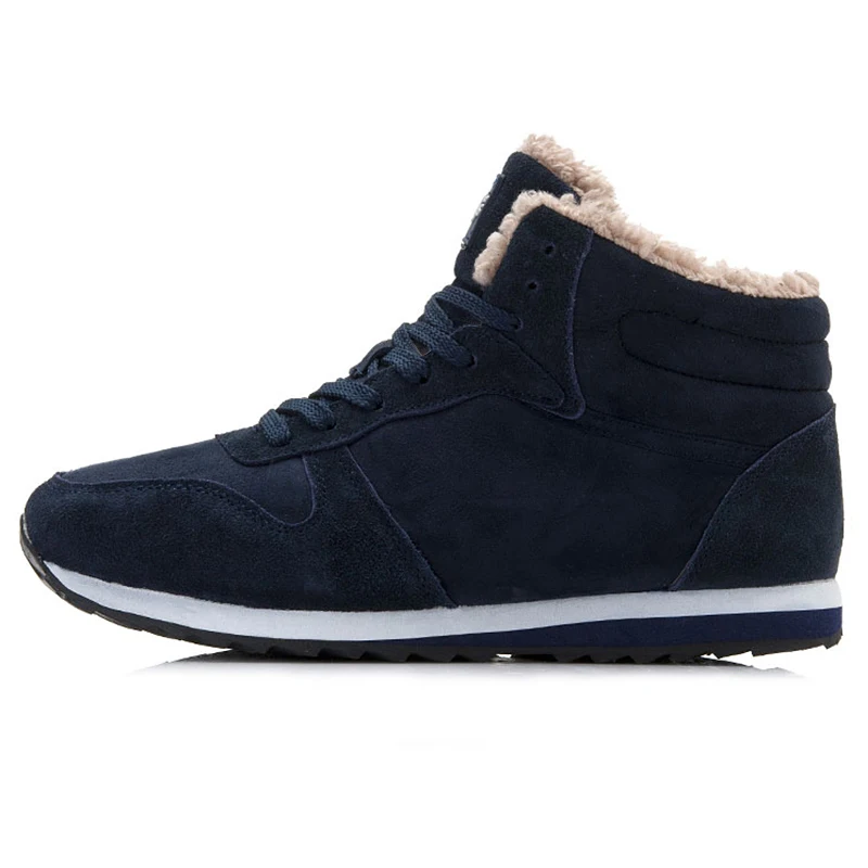 Men Shoes Winter Sneakers Warm Fur Casual Boots Training Trainers Male Zapatilla Hombre 2018 Big Size | Обувь